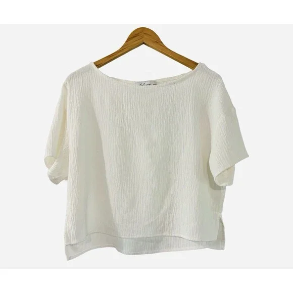 Petal & Pup Ittai White Casual Short Sleeve Shorts Set Medium NWOT $85 READ - Picture 6 of 16